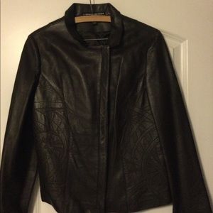 Leather and suede jackets.